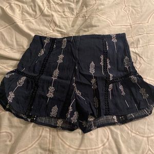 Medium blue arrow shorts